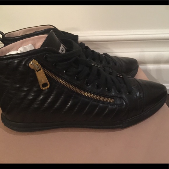 Ladies Miu Miu sneakers Size 7.5 - Picture 3 of 5